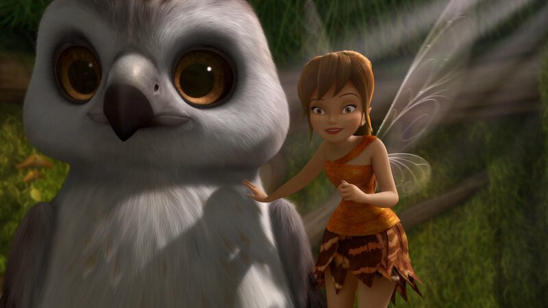 Fairy with Owl — Green