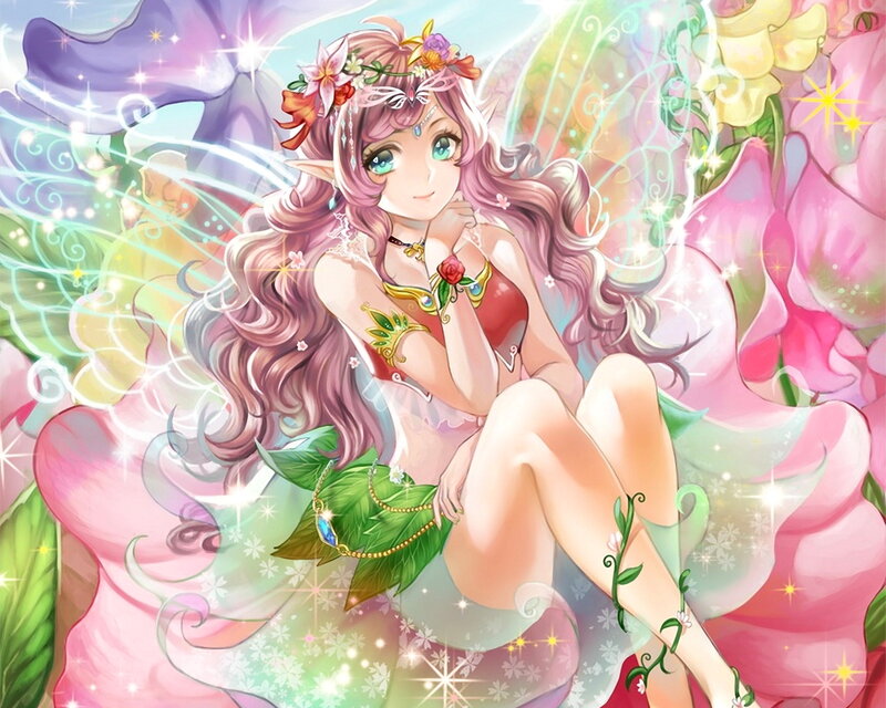 Fairy with Pink Hair — Magical