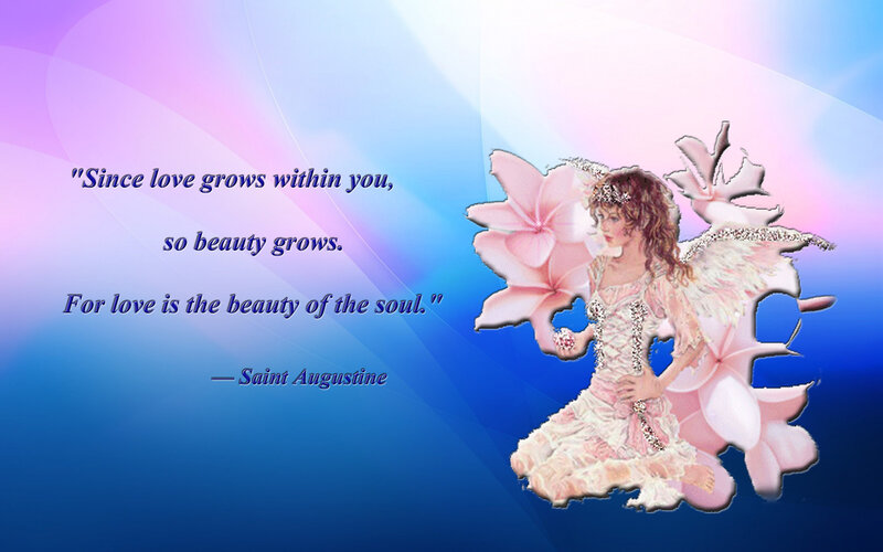 Fairy with Pink Wings — Blue