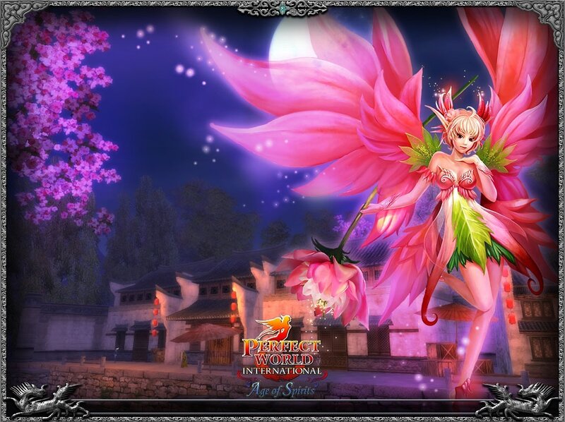 Fairy with Pink Wings — Magical, Serene