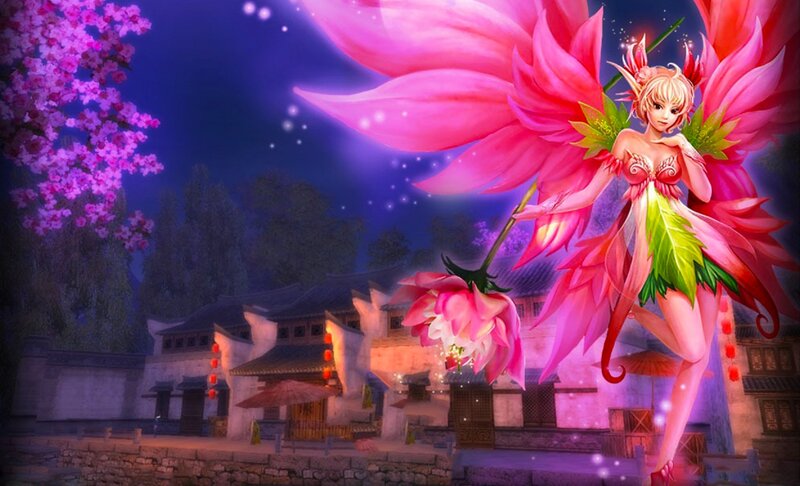 Fairy with Pink Wings — Magical