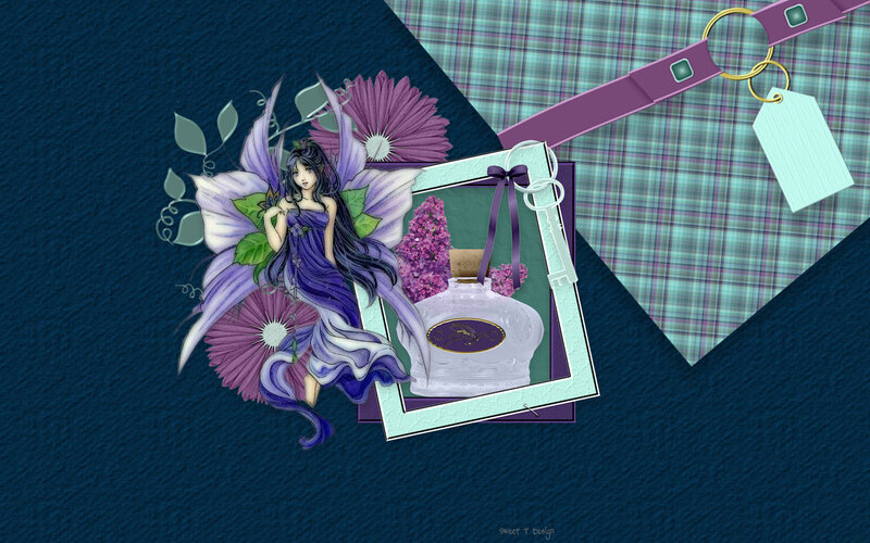 Fairy with Purple Wings — Whimsical