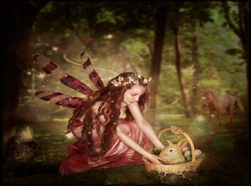 Fairy with Rabbit