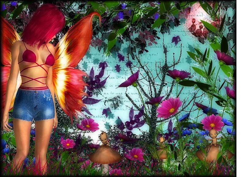 Fairy with Red Hair — Fantasy