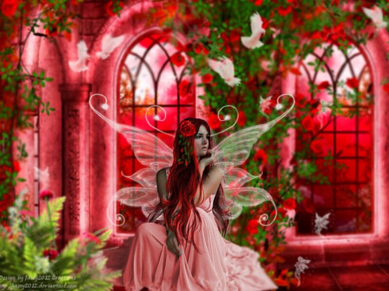 Fairy with Red Hair — Serene