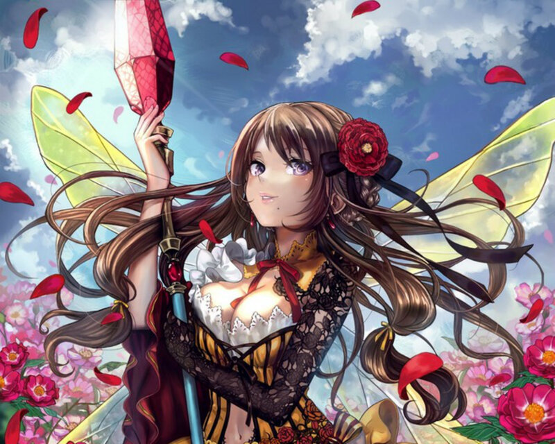 Fairy with Red Staff