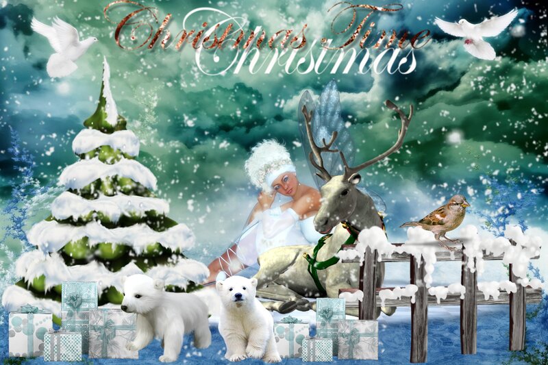 Fairy with Reindeer