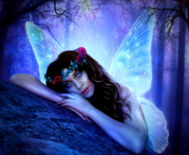 Fairy with Rose Crown