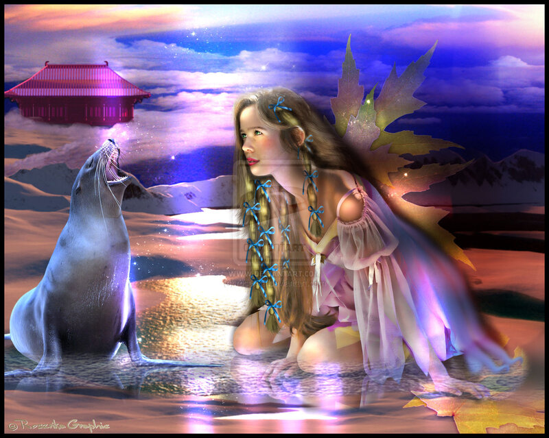 Fairy with Sea Lion