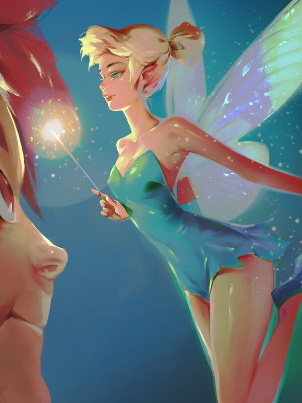 Fairy with Sparkler
