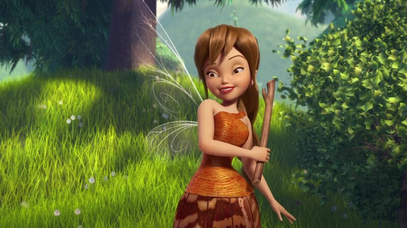 Fairy with Staff — Green, Cheerful
