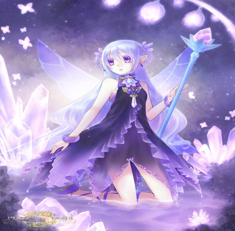 Fairy with Staff — Purple