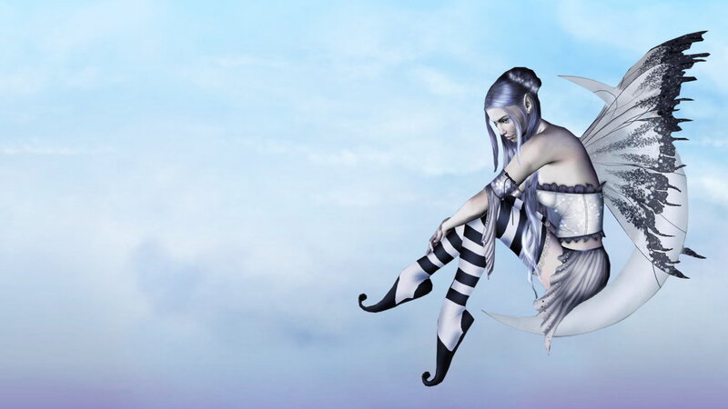 Fairy with Striped Legs