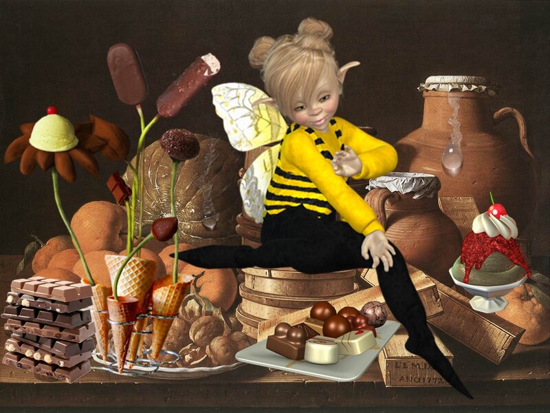 Fairy with Sweets — Yellow