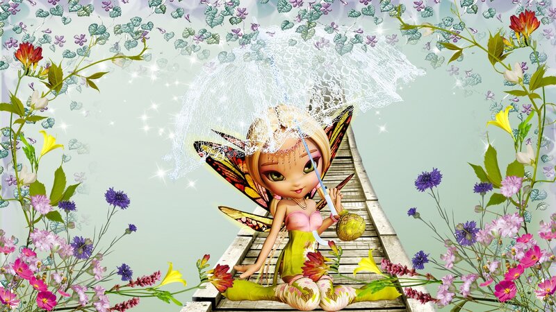 Fairy with Umbrella