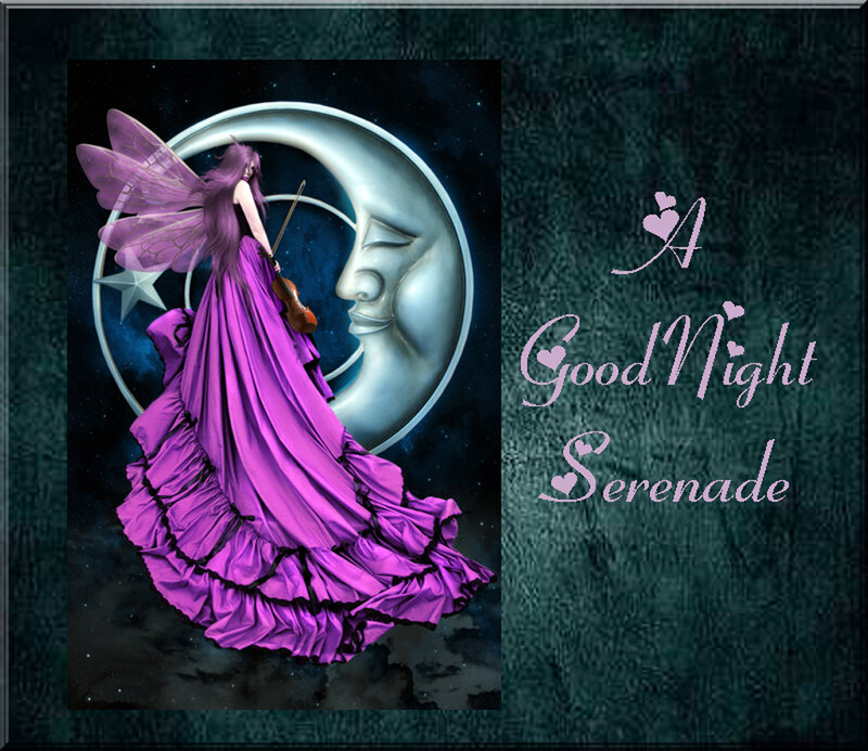 Fairy with Violin — Purple