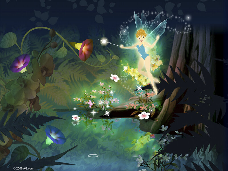 Fairy with Wand — Green