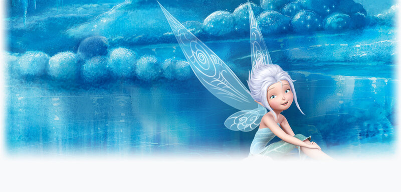 Fairy with White Hair — Blue, Serene