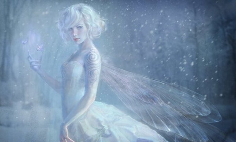 Fairy with White Hair — Serene