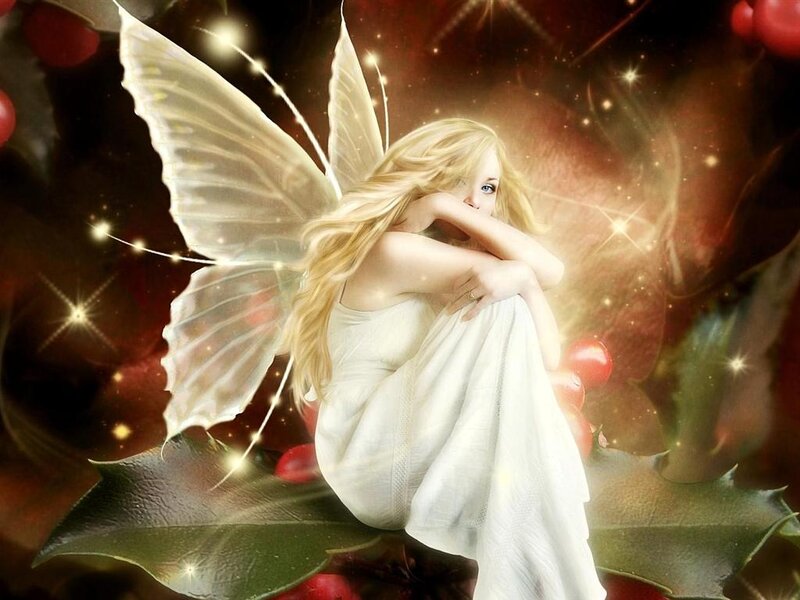 Fairy with White Wings — Ethereal
