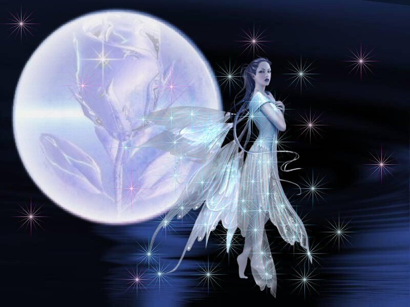 Fairy with Wings — Blue
