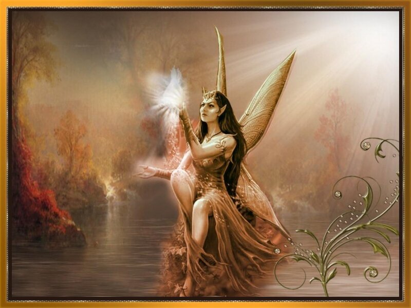 Fairy with Wings — Brown