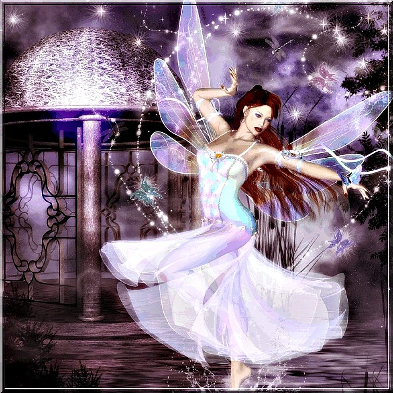 Fairy with Wings Dancing
