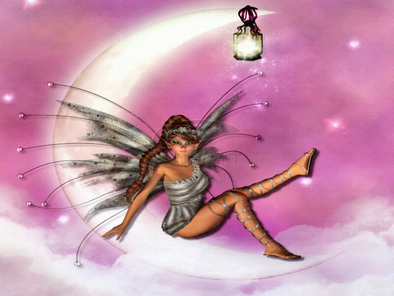 Fairy with Wings — Pink