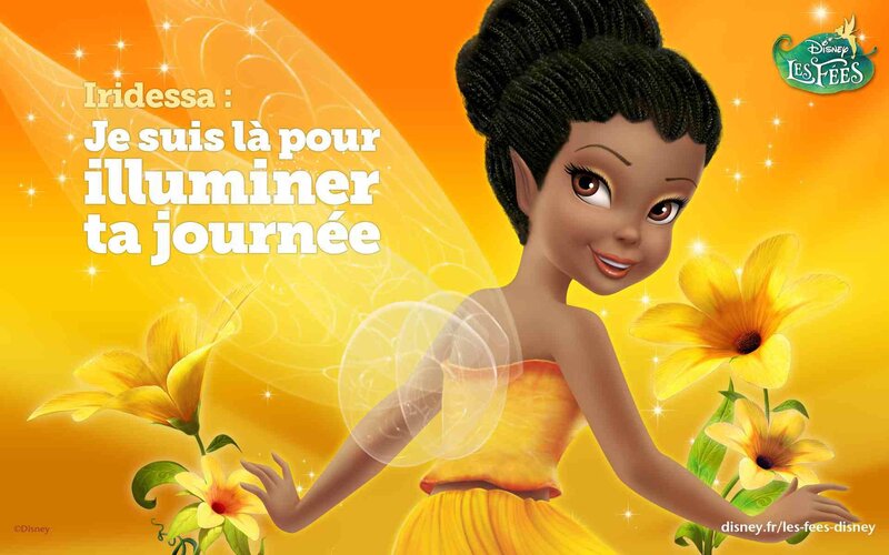 Fairy with Yellow Flowers — Cheerful
