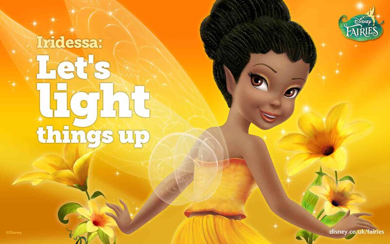 Fairy with Yellow Flowers