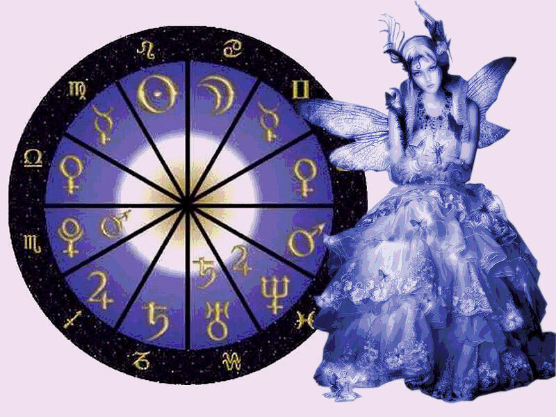 fairy with zodiac wheel