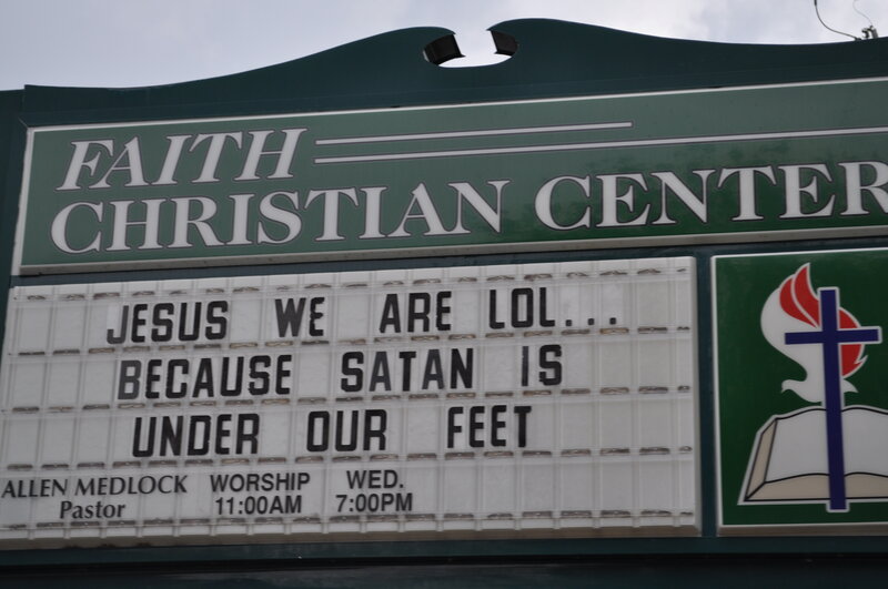 Faith Christian Center sign