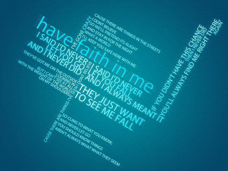 faith in me lyrics art
