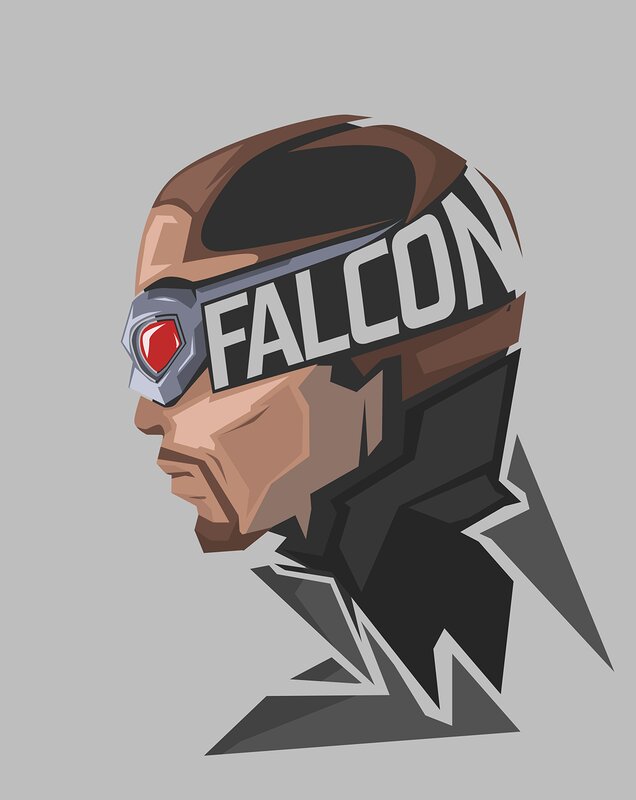 Falcon Character Head