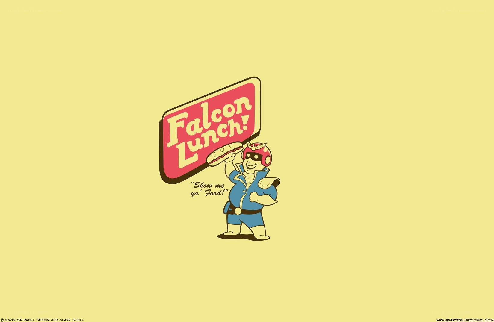Falcon Lunch logo art