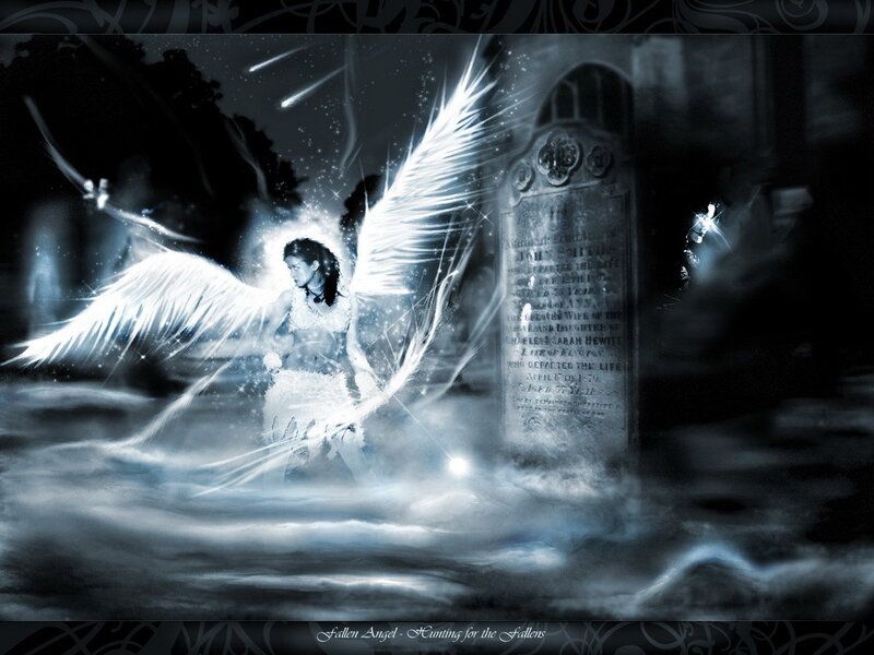 Fallen Angel in a Graveyard