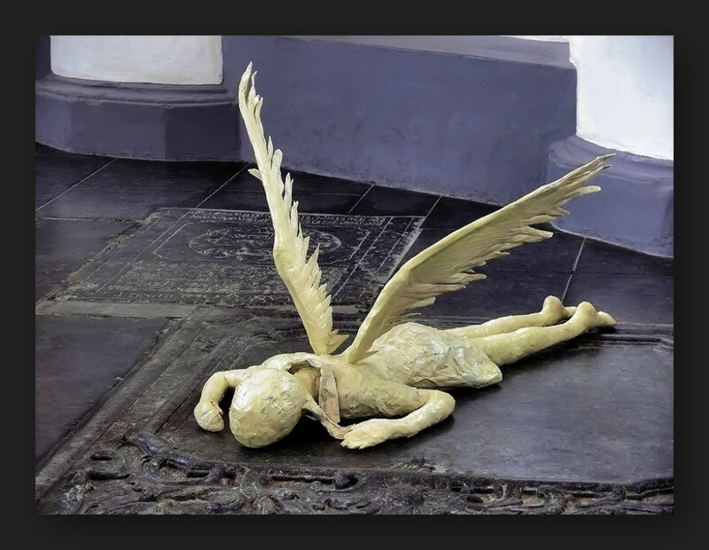 Fallen Angel Sculpture