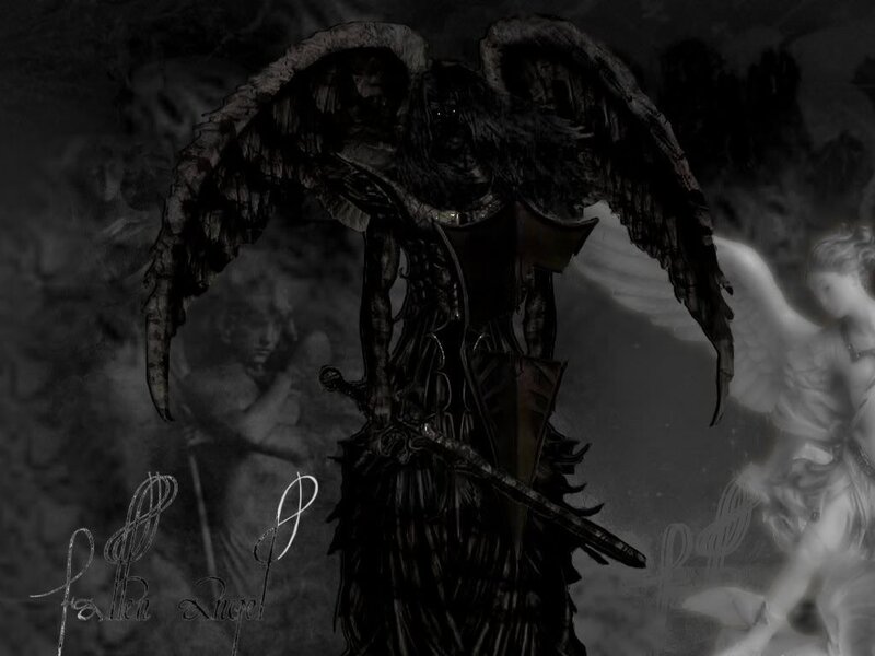 Fallen Angel Warrior — Black
