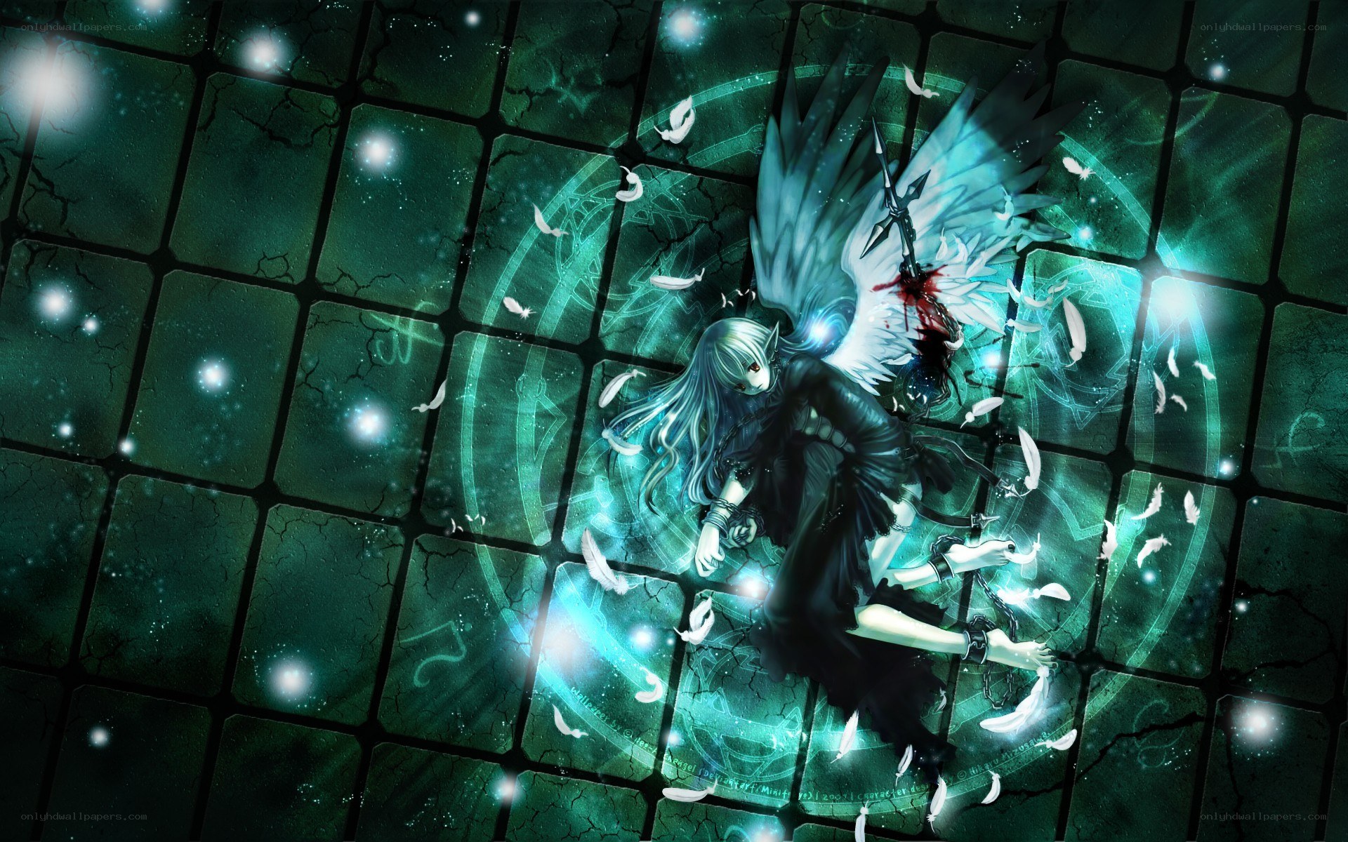 fallen angel with broken wings