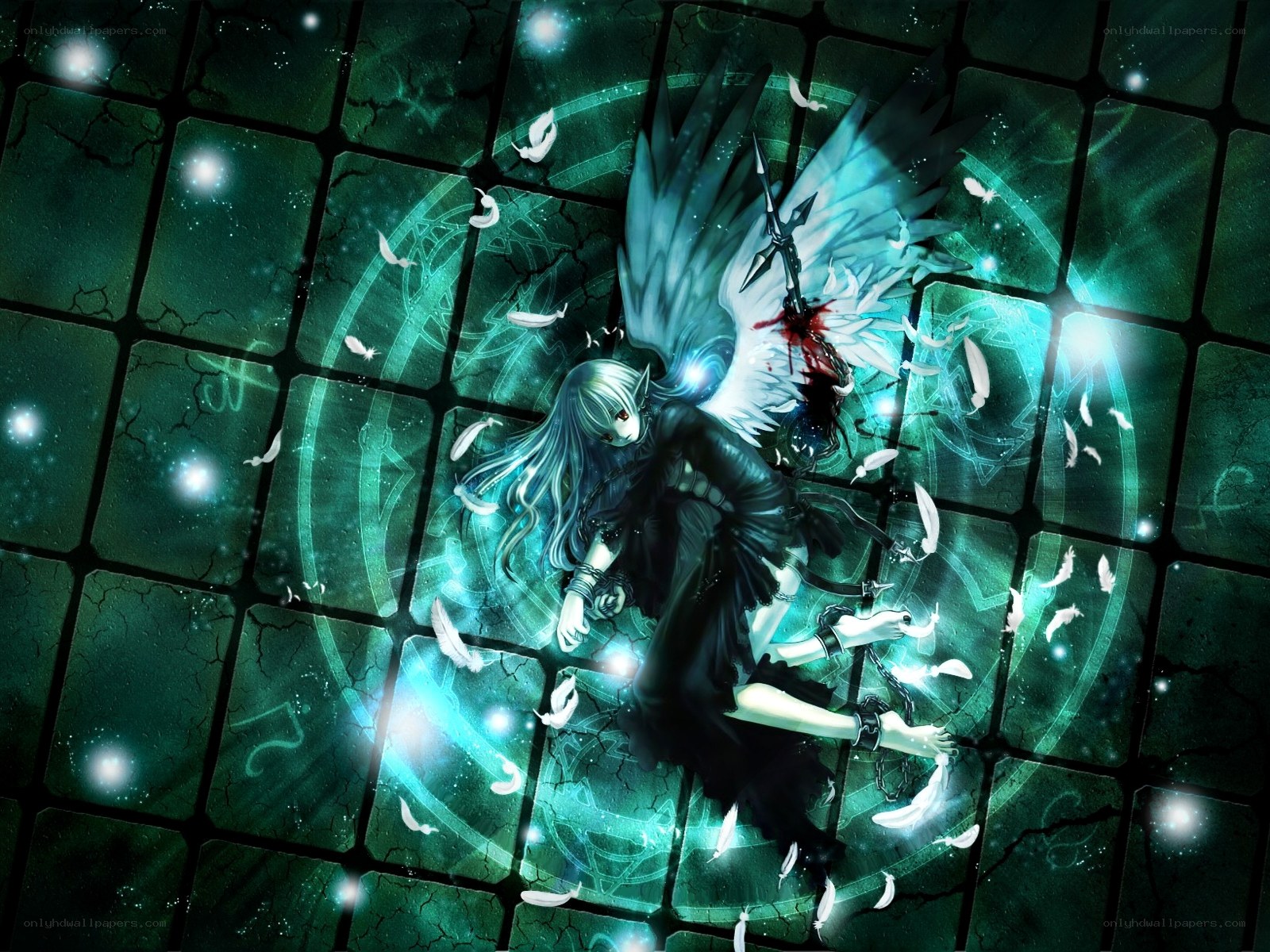 fallen angel with broken wings