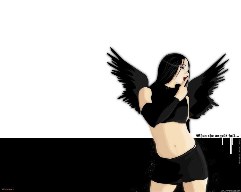 fallen angel woman