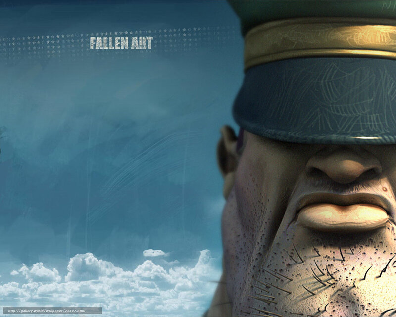 Fallen Art character close-up