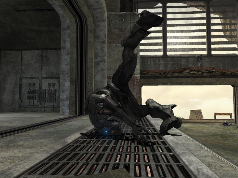 falling armored soldier