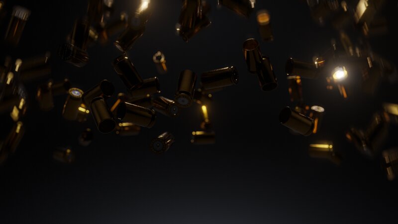 Falling Bullet Casings