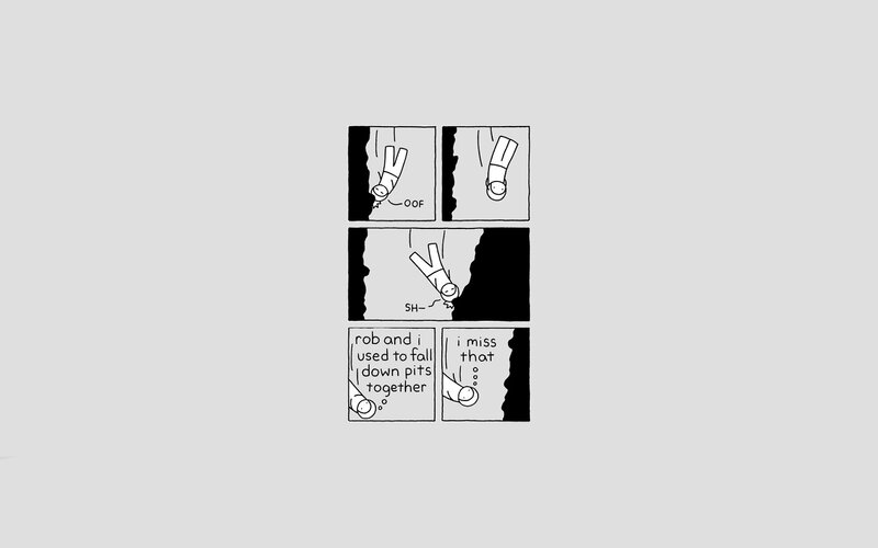 falling down a pit