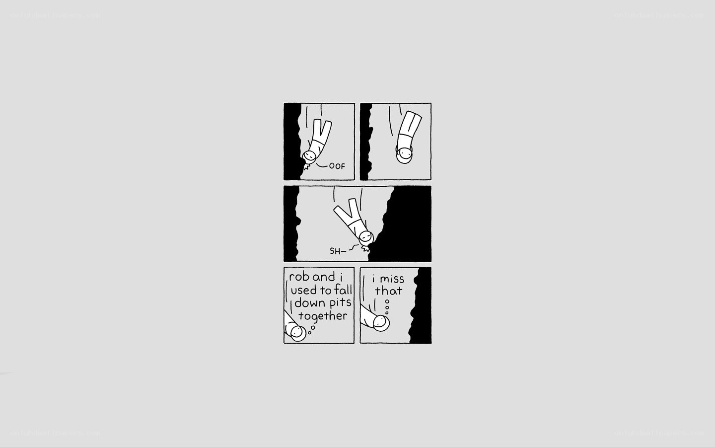 falling down a pit