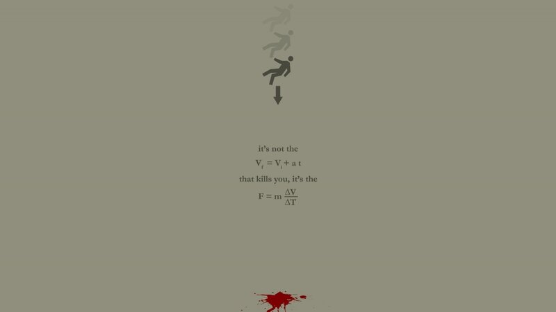 Falling Person Icon — Gray, Dark