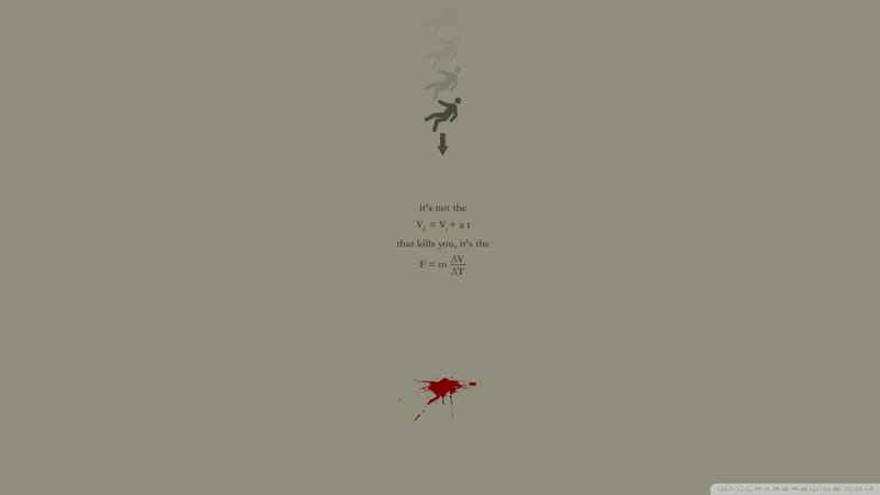 Falling Person Icon — Gray