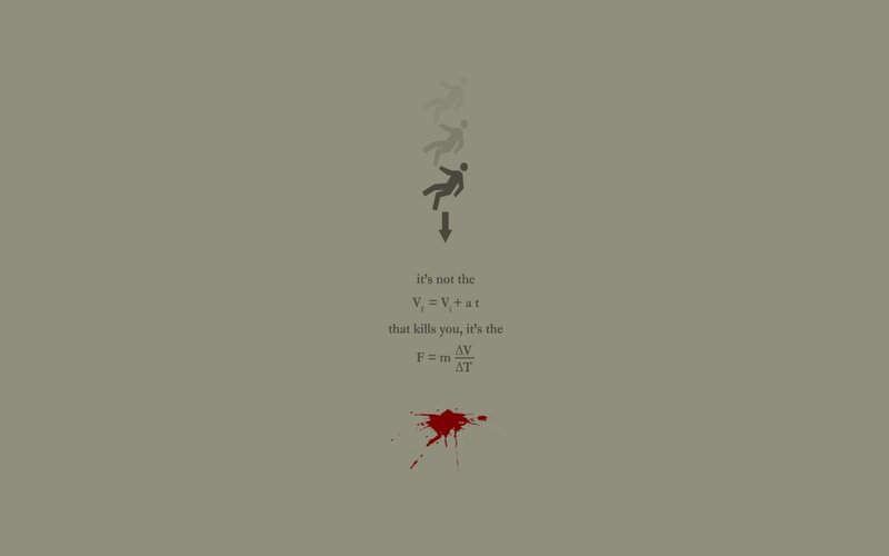 Falling Person Illustration — Gray
