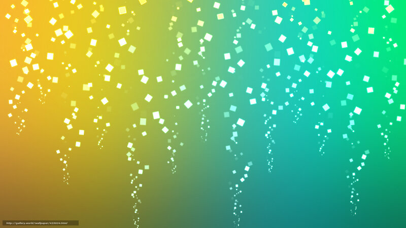 Falling Square Particles